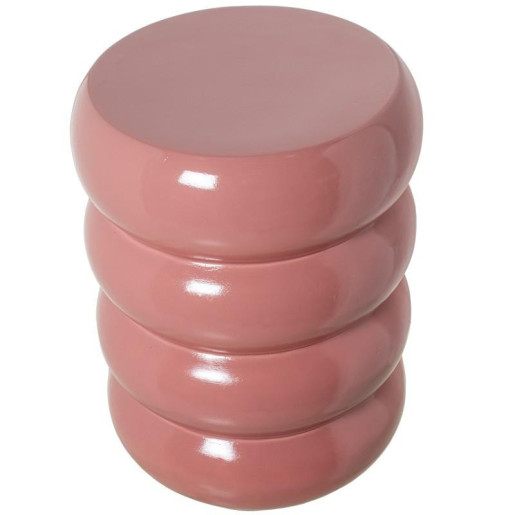 Mesa auxiliar burdeos brillo