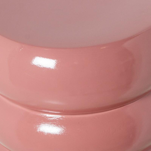 Mesa auxiliar burdeos brillo