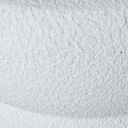 Mesa auxiliar blanco acabado cemento