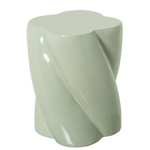 Mesa auxiliar blanco brillo