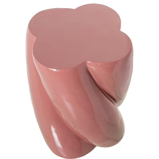 Mesa auxiliar burdeos brillo