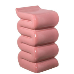 Mesa auxiliar burdeos brillo