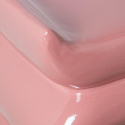 Mesa auxiliar burdeos brillo