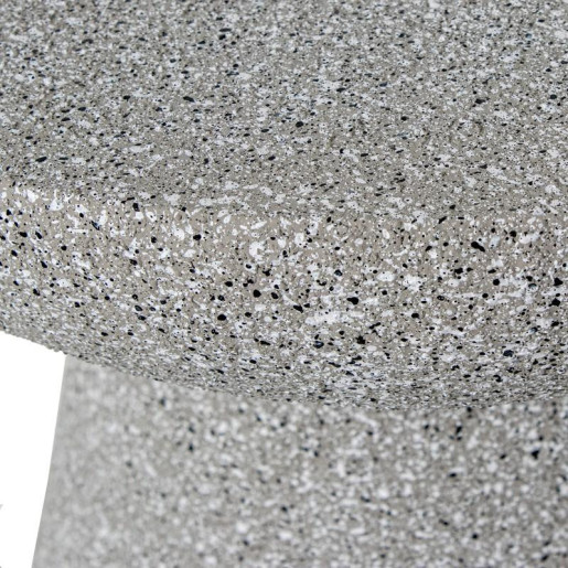 Mesa auxiliar gris acabado cemento