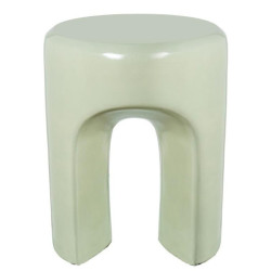 Mesa auxiliar blanco brillo