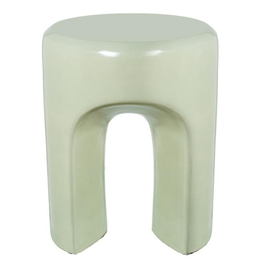 Mesa auxiliar blanco brillo