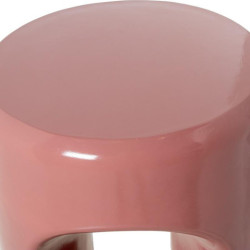 Mesa auxiliar burdeos brillo