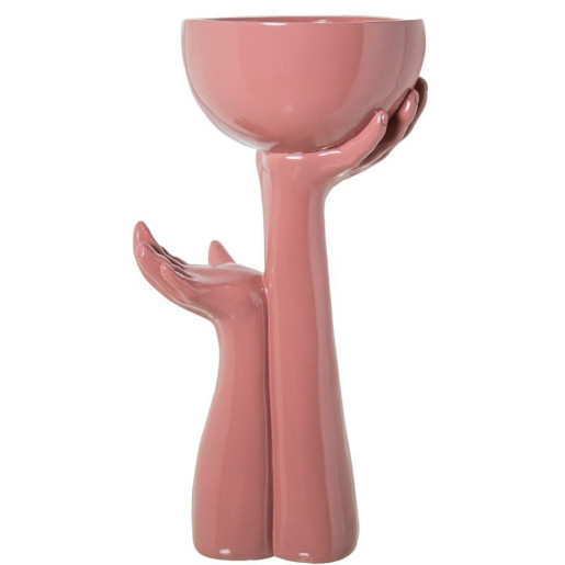 Macetero burdeos brillo