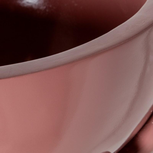 Macetero burdeos brillo