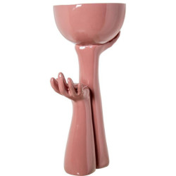 Macetero burdeos brillo