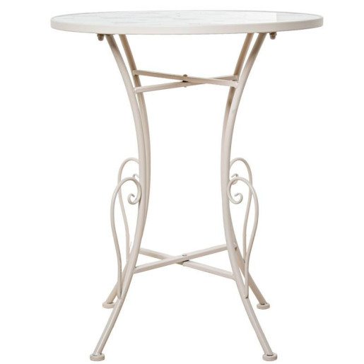 Set mesa y 2 sillas blanco, marron y negro