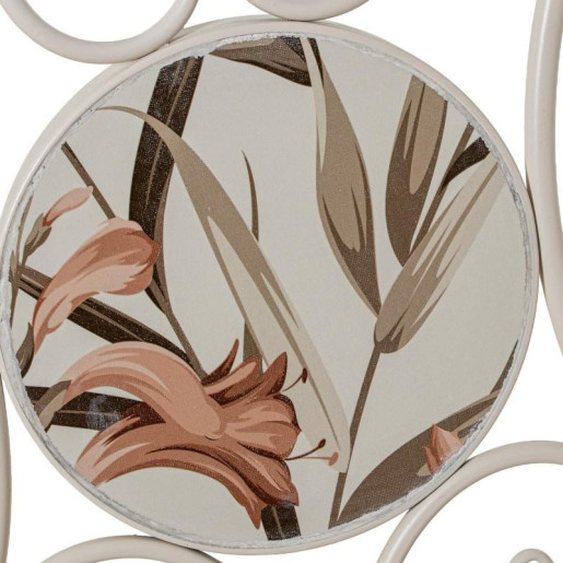 Set mesa y 2 sillas blanco, crema y verde