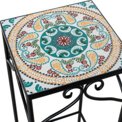 Set 3 pedestales negro, amarillo y rojo