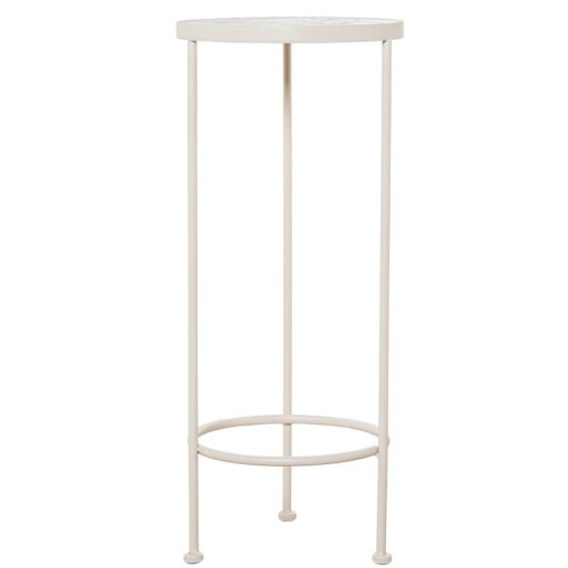 Set 3 pedestales blanco, crema y verde