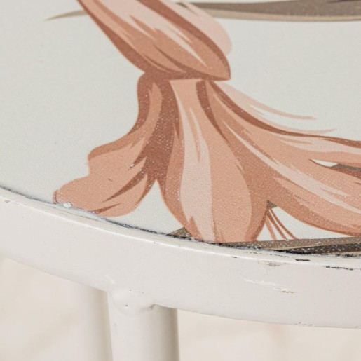 Set 3 pedestales blanco, crema y verde