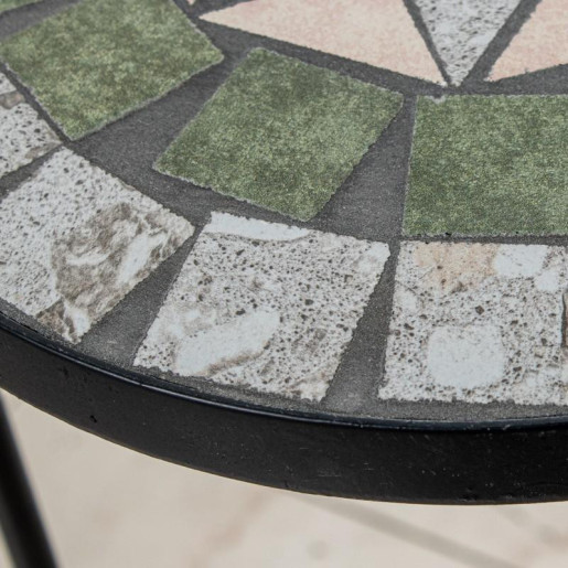 Set 3 pedestales , verde y piedranegro