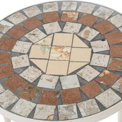 Set 3 pedestales crema, marron y piedra