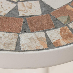 Set 3 pedestales crema, marron y piedra