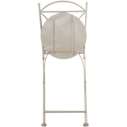 Set mesa y 4 sillas  crema, marron y piedra