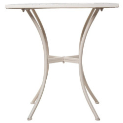 Set mesa y 4 sillas  crema, marron y piedra