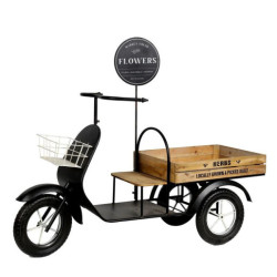 Jardinera negro y natural