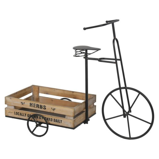 Jardinera negro y natural