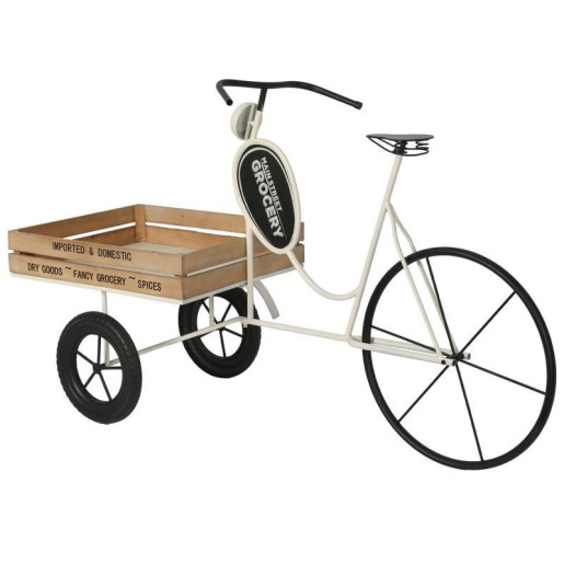 Jardinera blanco, negro y