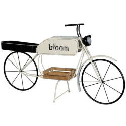 Jardinera blanco, negro y natural