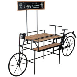 Jardinera negro y natural