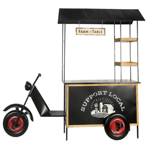 Jardinera negro y natural