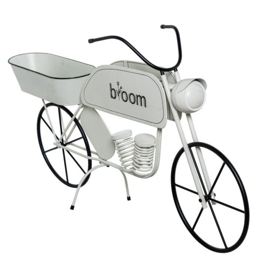 Jardinera blanco y negro