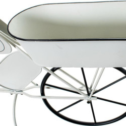 Jardinera blanco y negro