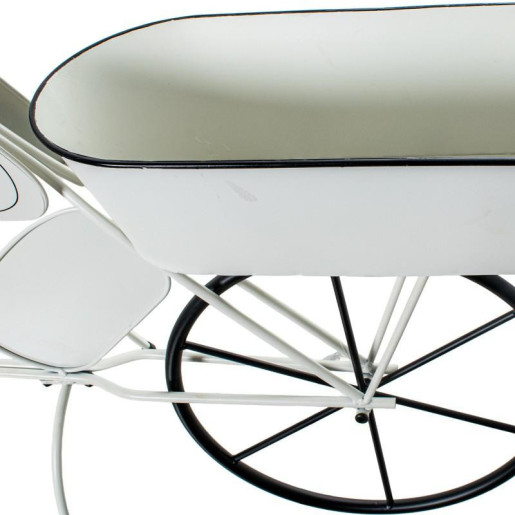 Jardinera blanco y negro