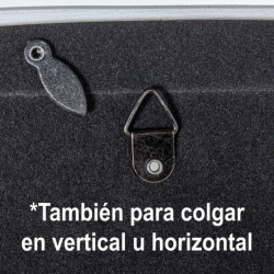 Portafotos blanco lacado