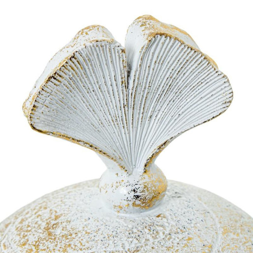 Joyero mesa blanco y dorado