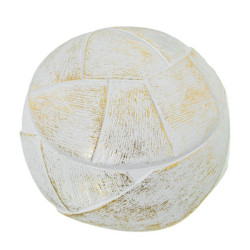 Joyero mesa blanco y dorado