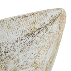 Centro mesa blanco y dorado