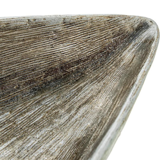 Centro mesa plateado