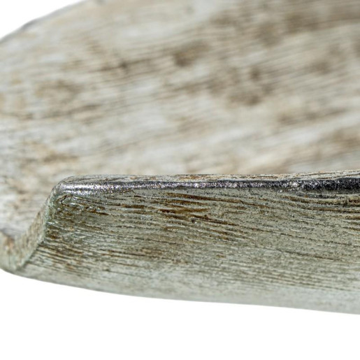 Centro mesa plateado