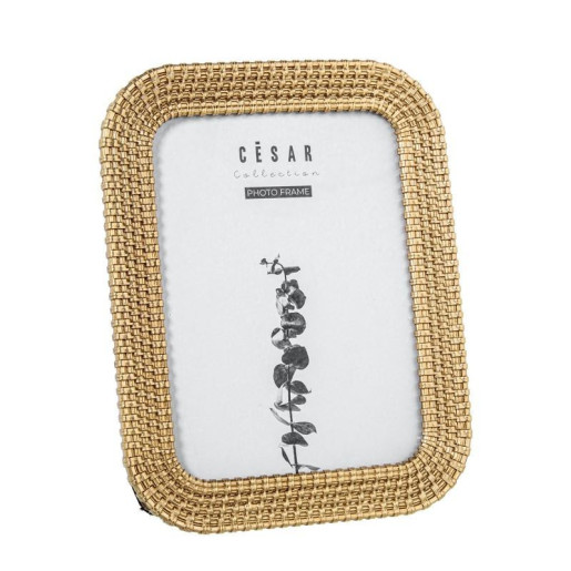 Portafotos dorado