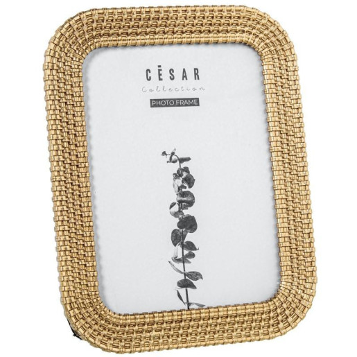 Portafotos dorado