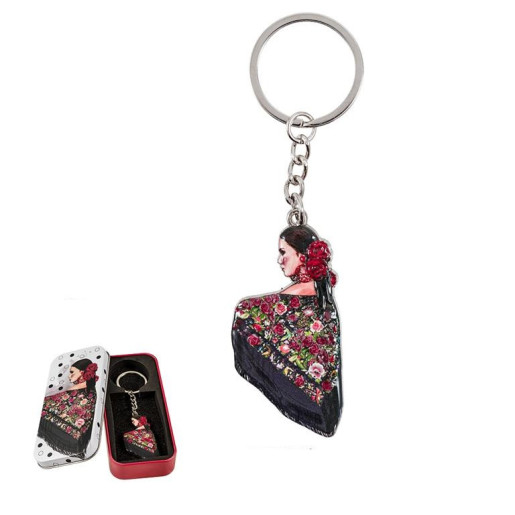 Llavero flamenca Multicolor