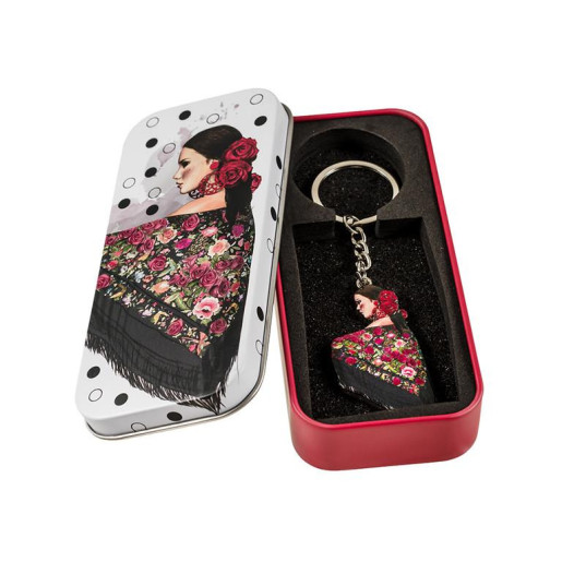 Llavero flamenca Multicolor