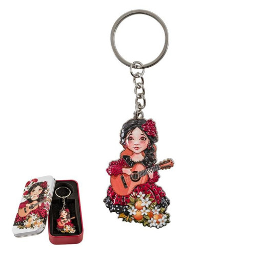 Llavero flamenca Multicolor