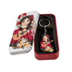Llavero flamenca Multicolor