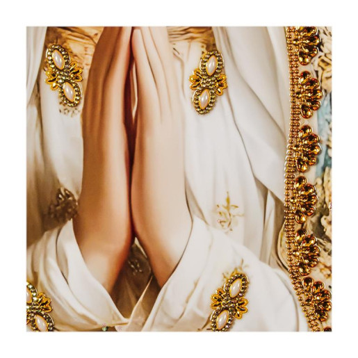 Set 2 cuadros religiosos Multicolor