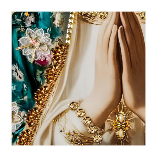 Set 2 cuadros religiosos Multicolor