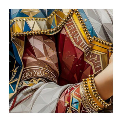 Set 2 cuadros religiosos Multicolor