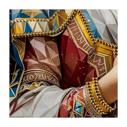 Set 2 cuadros religiosos Multicolor