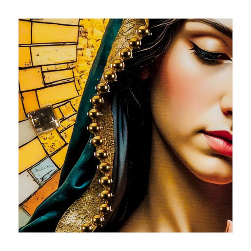 Set 2 cuadros religiosos Multicolor